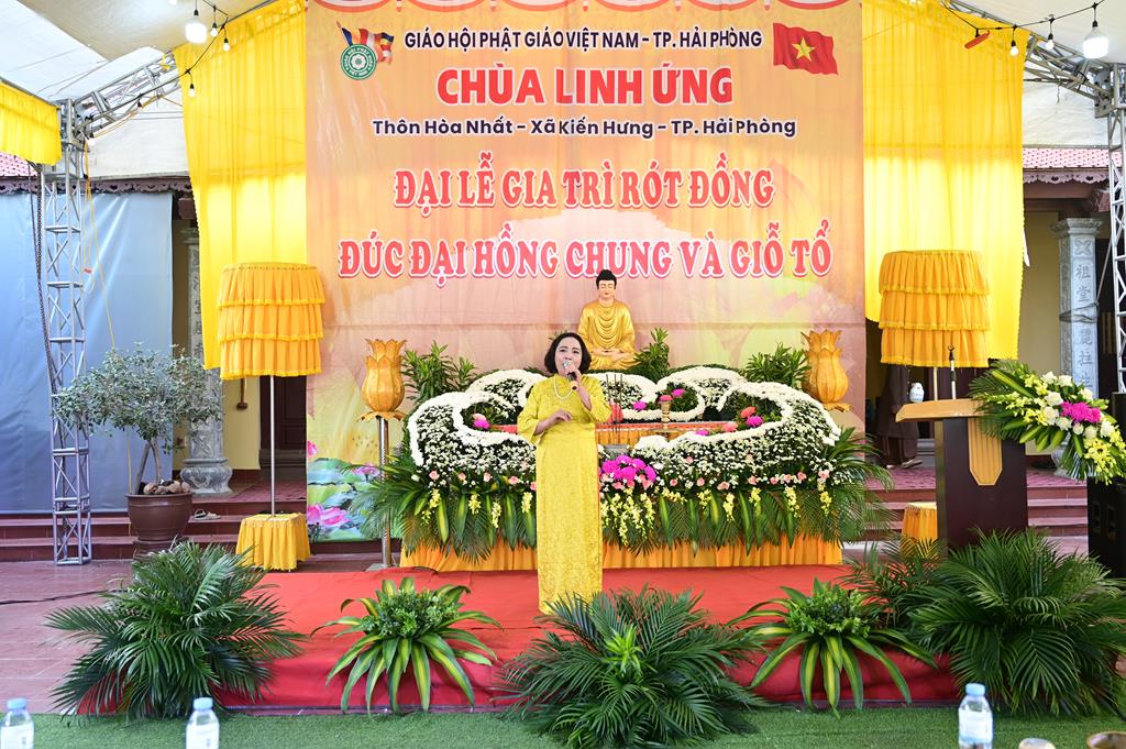 Hải Phòng: Lễ rót đồng đúc Đại hồng chung tại chùa Linh Ứng (chùa Hòa Nhất)插图14