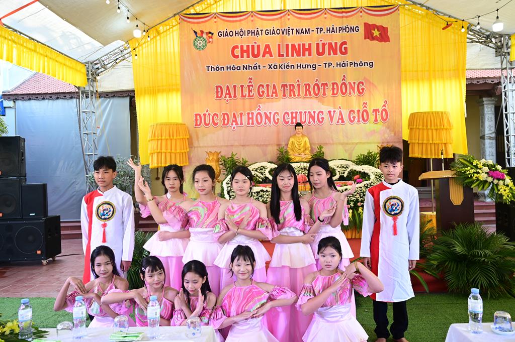 Hải Phòng: Lễ rót đồng đúc Đại hồng chung tại chùa Linh Ứng (chùa Hòa Nhất)插图20