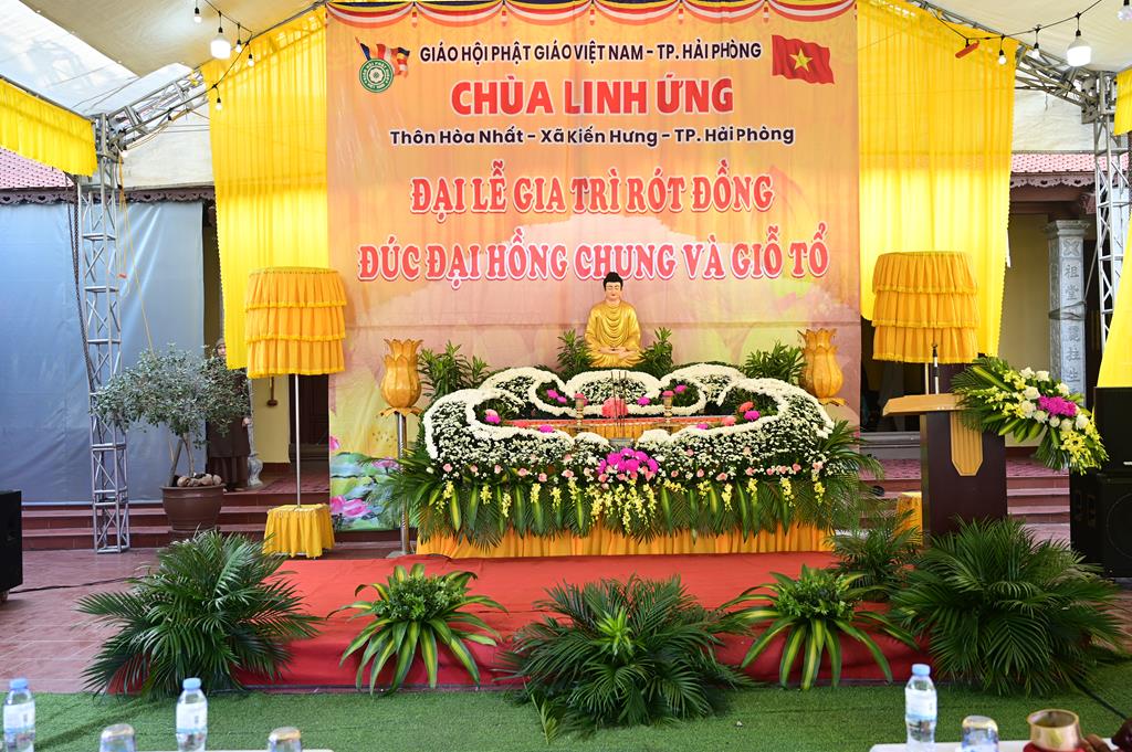 Hải Phòng: Lễ rót đồng đúc Đại hồng chung tại chùa Linh Ứng (chùa Hòa Nhất)插图21