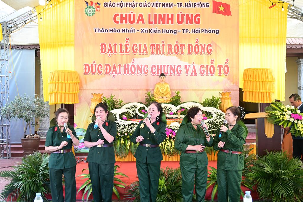 Hải Phòng: Lễ rót đồng đúc Đại hồng chung tại chùa Linh Ứng (chùa Hòa Nhất)插图22
