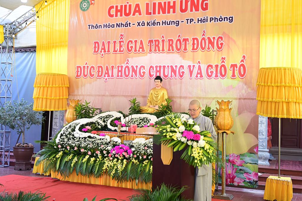 Hải Phòng: Lễ rót đồng đúc Đại hồng chung tại chùa Linh Ứng (chùa Hòa Nhất)插图32