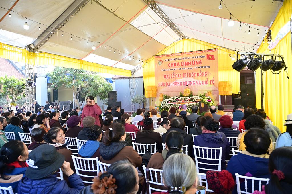 Hải Phòng: Lễ rót đồng đúc Đại hồng chung tại chùa Linh Ứng (chùa Hòa Nhất)插图34