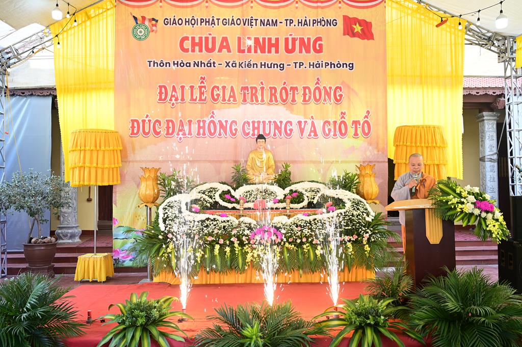 Hải Phòng: Lễ rót đồng đúc Đại hồng chung tại chùa Linh Ứng (chùa Hòa Nhất)插图36