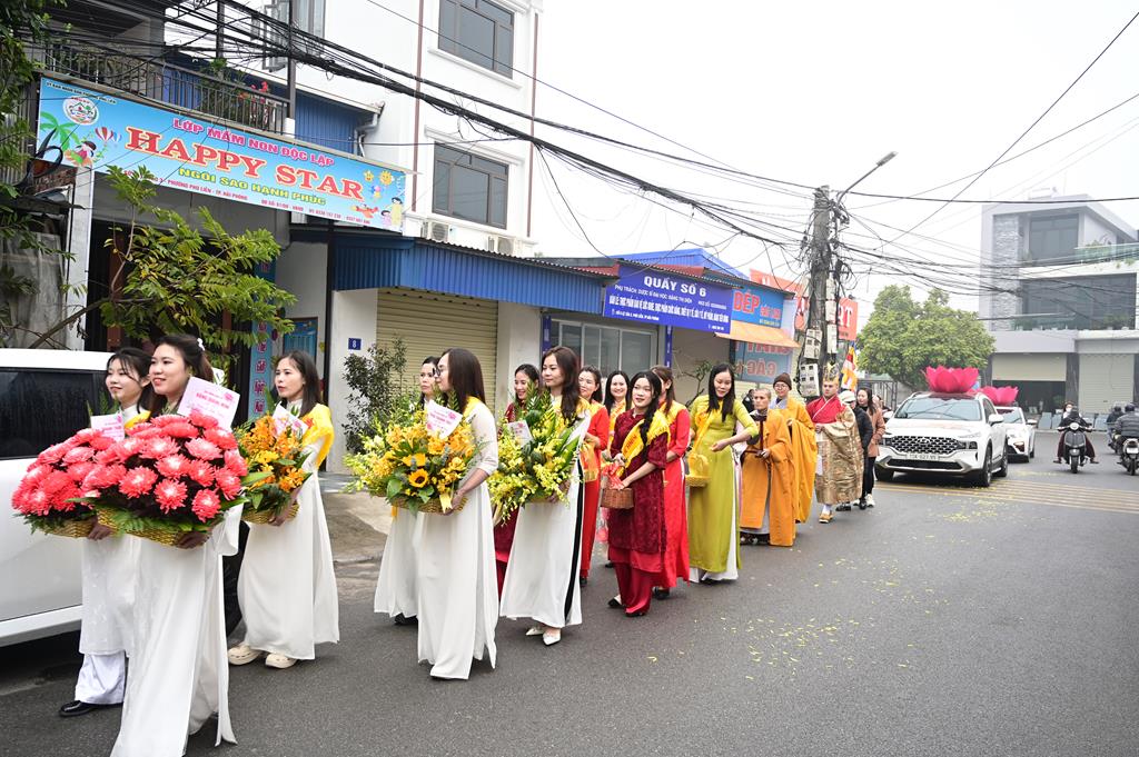 Hải Phòng: Lễ cung rước tôn tượng chư Bồ Tát và chư Tổ về chùa Thanh Long (Lệ Tảo)插图21
