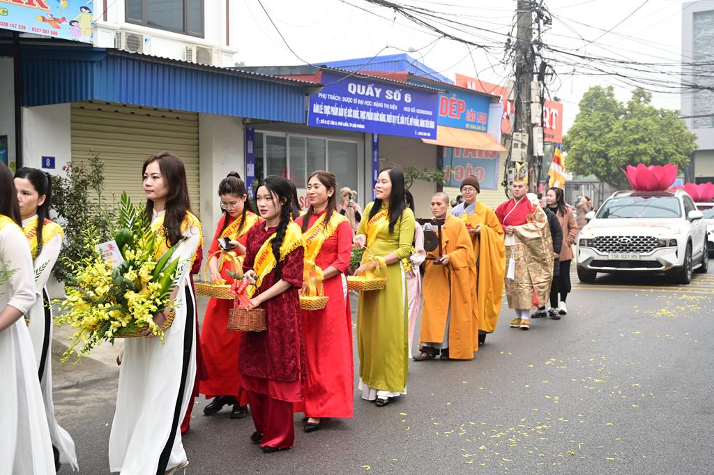 Hải Phòng: Lễ cung rước tôn tượng chư Bồ Tát và chư Tổ về chùa Thanh Long (Lệ Tảo)插图3