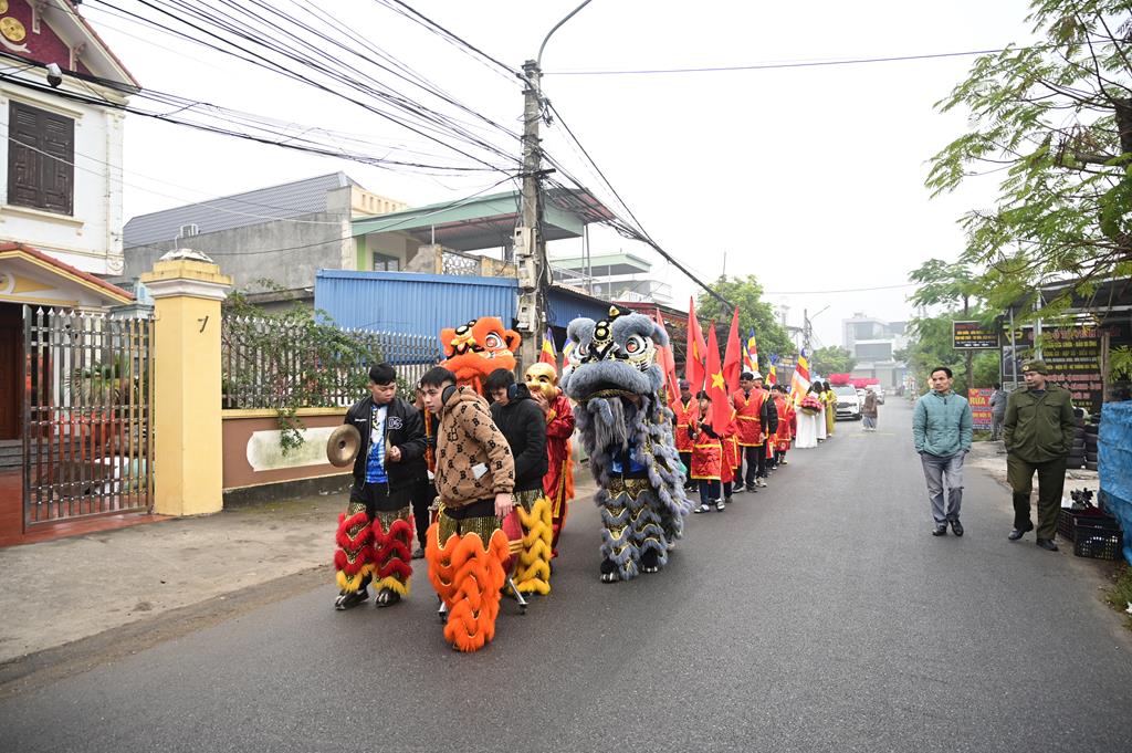 Hải Phòng: Lễ cung rước tôn tượng chư Bồ Tát và chư Tổ về chùa Thanh Long (Lệ Tảo)插图23