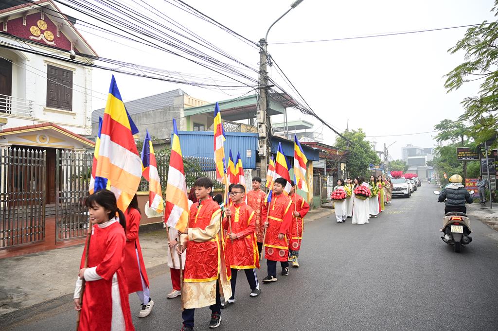 Hải Phòng: Lễ cung rước tôn tượng chư Bồ Tát và chư Tổ về chùa Thanh Long (Lệ Tảo)插图24