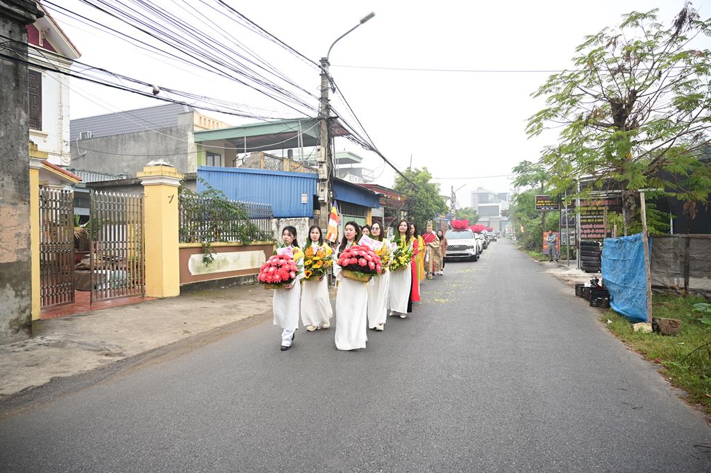 Hải Phòng: Lễ cung rước tôn tượng chư Bồ Tát và chư Tổ về chùa Thanh Long (Lệ Tảo)插图25
