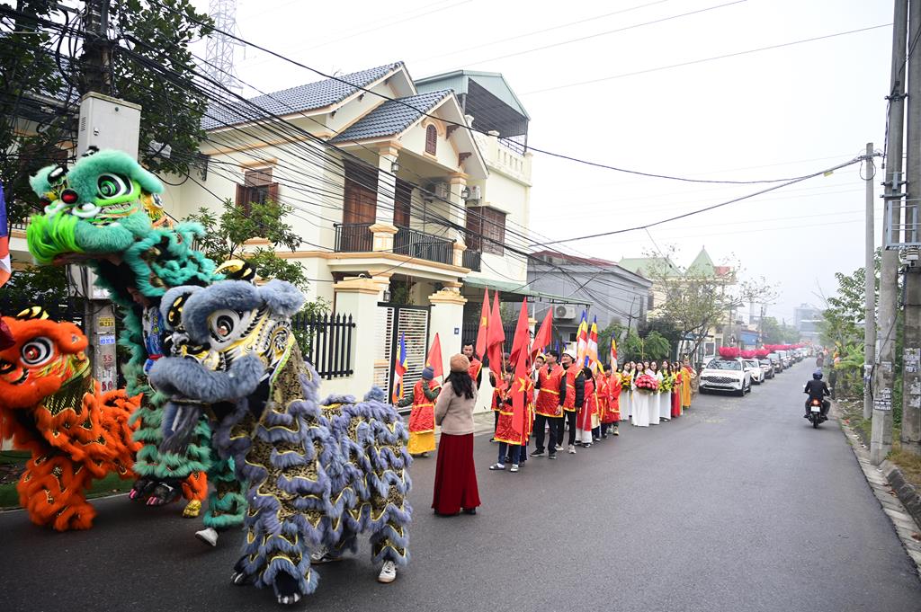 Hải Phòng: Lễ cung rước tôn tượng chư Bồ Tát và chư Tổ về chùa Thanh Long (Lệ Tảo)插图27
