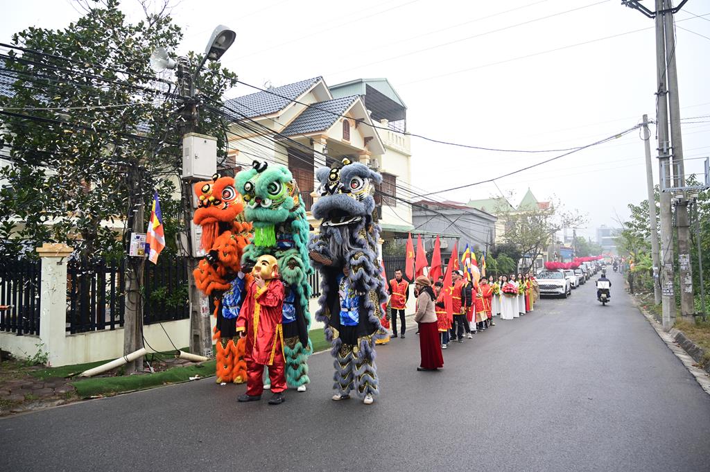 Hải Phòng: Lễ cung rước tôn tượng chư Bồ Tát và chư Tổ về chùa Thanh Long (Lệ Tảo)插图1