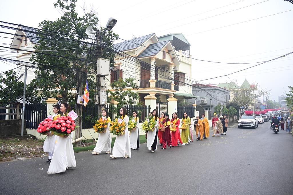 Hải Phòng: Lễ cung rước tôn tượng chư Bồ Tát và chư Tổ về chùa Thanh Long (Lệ Tảo)插图28