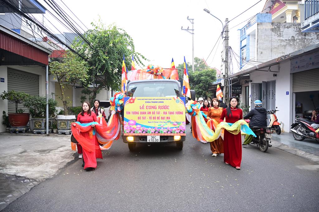 Hải Phòng: Lễ cung rước tôn tượng chư Bồ Tát và chư Tổ về chùa Thanh Long (Lệ Tảo)插图4