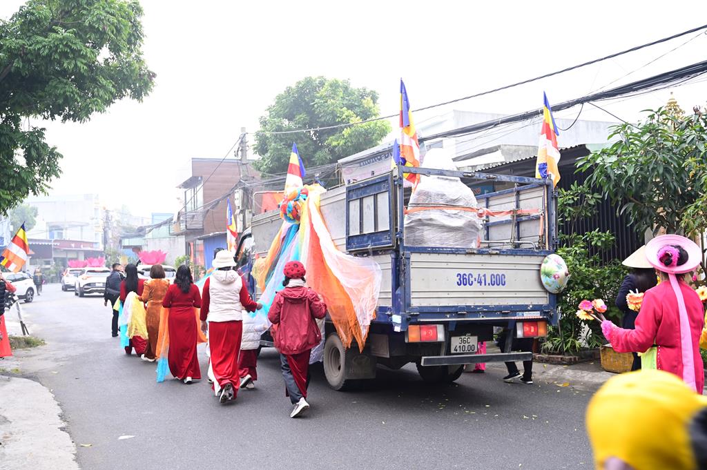 Hải Phòng: Lễ cung rước tôn tượng chư Bồ Tát và chư Tổ về chùa Thanh Long (Lệ Tảo)插图5