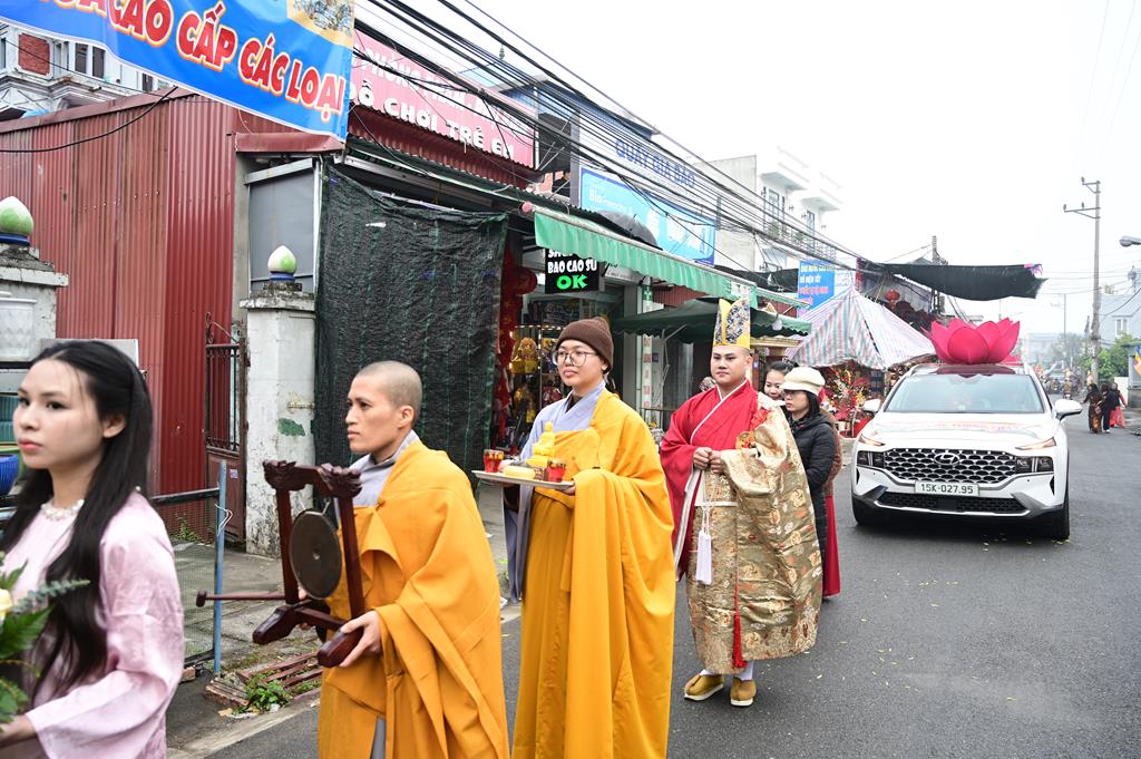 Hải Phòng: Lễ cung rước tôn tượng chư Bồ Tát và chư Tổ về chùa Thanh Long (Lệ Tảo)插图38