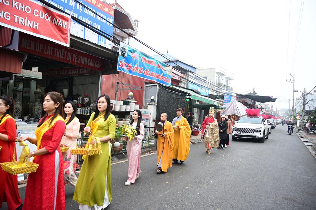 Hải Phòng: Lễ cung rước tôn tượng chư Bồ Tát và chư Tổ về chùa Thanh Long (Lệ Tảo)插图39