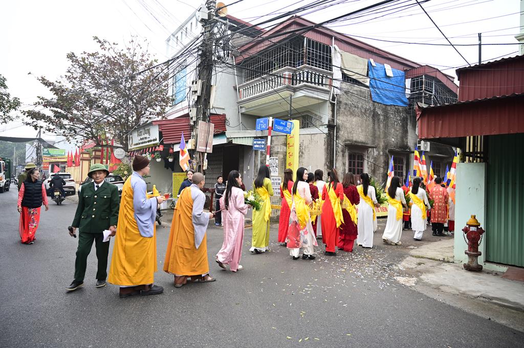 Hải Phòng: Lễ cung rước tôn tượng chư Bồ Tát và chư Tổ về chùa Thanh Long (Lệ Tảo)插图41