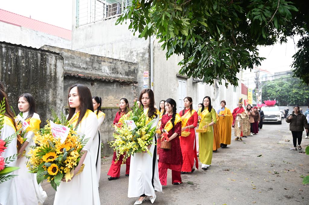 Hải Phòng: Lễ cung rước tôn tượng chư Bồ Tát và chư Tổ về chùa Thanh Long (Lệ Tảo)插图44