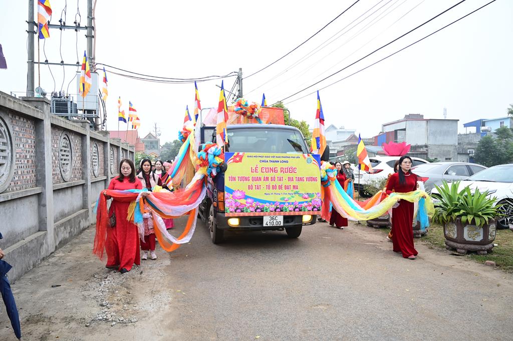 Hải Phòng: Lễ cung rước tôn tượng chư Bồ Tát và chư Tổ về chùa Thanh Long (Lệ Tảo)插图48