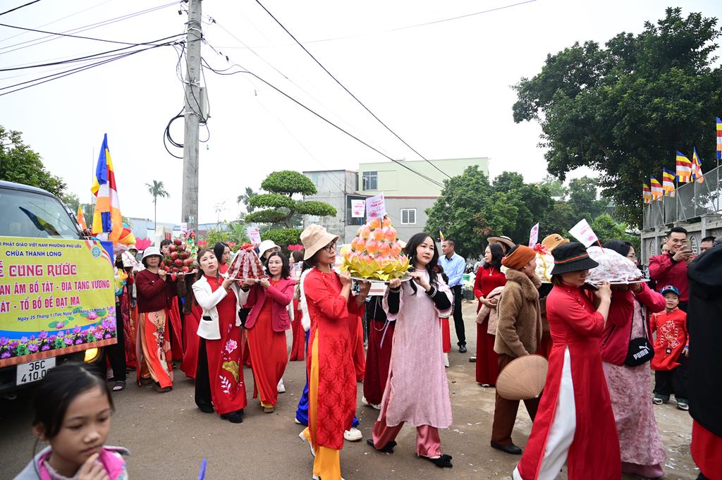 Hải Phòng: Lễ cung rước tôn tượng chư Bồ Tát và chư Tổ về chùa Thanh Long (Lệ Tảo)插图53
