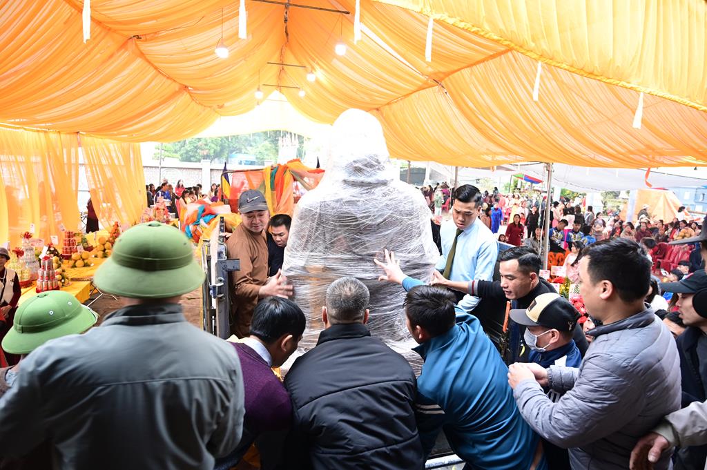 Hải Phòng: Lễ cung rước tôn tượng chư Bồ Tát và chư Tổ về chùa Thanh Long (Lệ Tảo)插图11