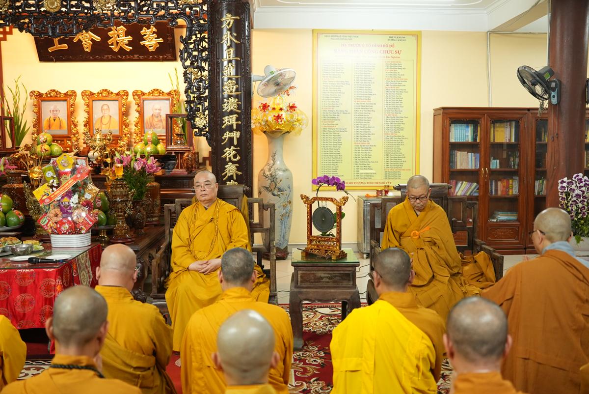 Hà Nội: Sơn môn Tổ đình Bồ Đề duy trì truyền thống họp mặt đầu xuân Bính Ngọ插图46