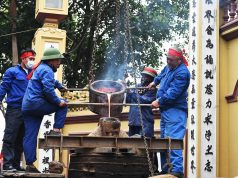 Hà Nội : LỄ ĐÚC ĐẠI HỒNG CHUNG CHÙA YÊN DUYÊN (ĐẠI BI)