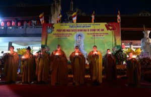Hải Phòng: Chùa Hào Quang tổ chức Pháp hội Ngũ Bách Danh và Hoa đăng kỷ niệm khánh đản Bồ Tát Quán Thế Âm
