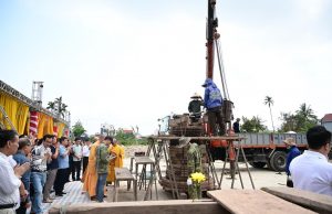 Hải Phòng: Lễ gia trì, rót đồng đúc Đại hồng chung và đúc Khánh tại chùa Linh Xuân (Tú Đôi)