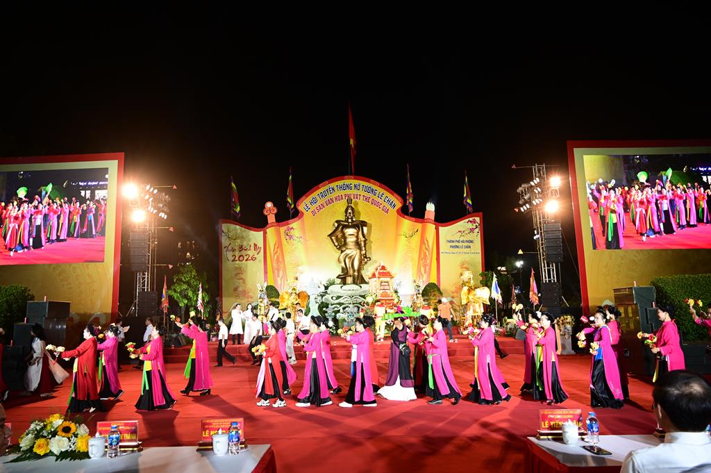 Hải Phòng: Phật giáo phường Lê Chân tham dự Lễ khai mạc lễ hội truyền thống Nữ tướng Lê Chân năm 2026插图56