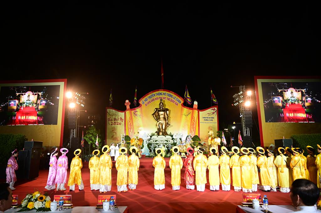 Hải Phòng: Phật giáo phường Lê Chân tham dự Lễ khai mạc lễ hội truyền thống Nữ tướng Lê Chân năm 2026插图57