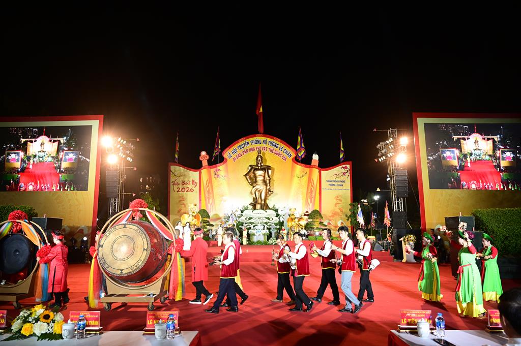 Hải Phòng: Phật giáo phường Lê Chân tham dự Lễ khai mạc lễ hội truyền thống Nữ tướng Lê Chân năm 2026插图61