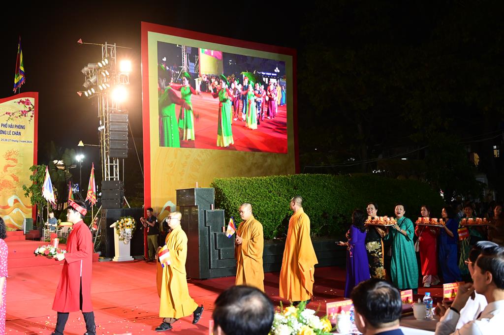 Hải Phòng: Phật giáo phường Lê Chân tham dự Lễ khai mạc lễ hội truyền thống Nữ tướng Lê Chân năm 2026插图62