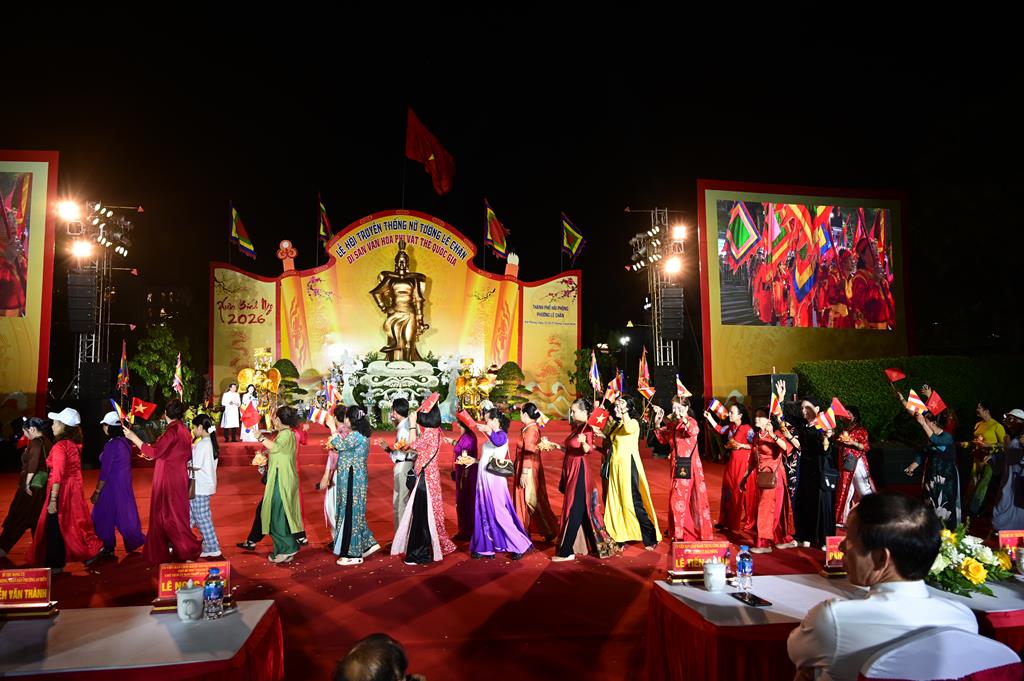 Hải Phòng: Phật giáo phường Lê Chân tham dự Lễ khai mạc lễ hội truyền thống Nữ tướng Lê Chân năm 2026插图65