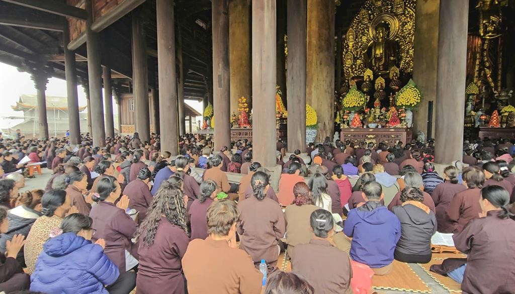 Hải Phòng: Đông đảo Phật tử tham dự khóa lễ Thượng nguyên và Húy kỵ chư Tổ Sư tại chùa Đạo Nguyên插图3