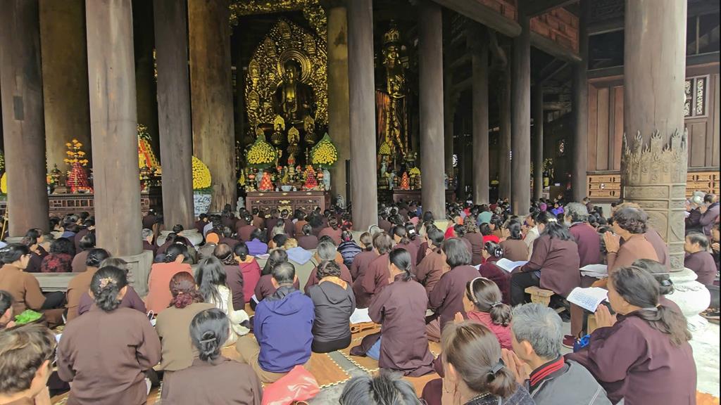 Hải Phòng: Đông đảo Phật tử tham dự khóa lễ Thượng nguyên và Húy kỵ chư Tổ Sư tại chùa Đạo Nguyên插图5