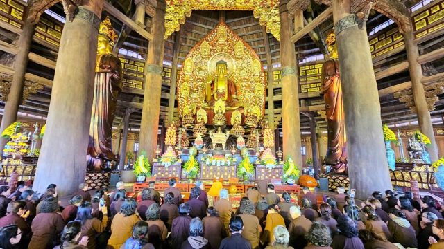 Hải Phòng: Đông đảo Phật tử tham dự khóa lễ Thượng nguyên và Húy kỵ chư Tổ Sư tại chùa Đạo Nguyên插图