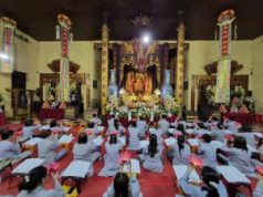 Hà Nội: Lễ hoa đăng kỷ niệm ngày Khánh đản Đức Quán Thế Âm Bồ tát