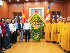 Chủ tịch UBND TP. Hà Nội Vũ Đại Thắng thăm, chúc mừng Đại lễ Phật đản tới chư Tôn đức BTS Phật giáo thủ đô