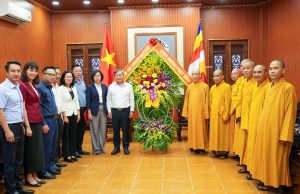Chủ tịch UBND TP. Hà Nội Vũ Đại Thắng thăm, chúc mừng Đại lễ Phật đản tới chư Tôn đức BTS Phật giáo thủ đô