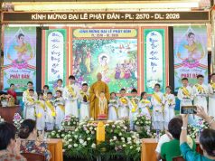 Hà Nội: Các Đạo tràng hân hoan về chùa Tân Hải tham dự Đại lễ kính mừng Phật đản PL. 2570