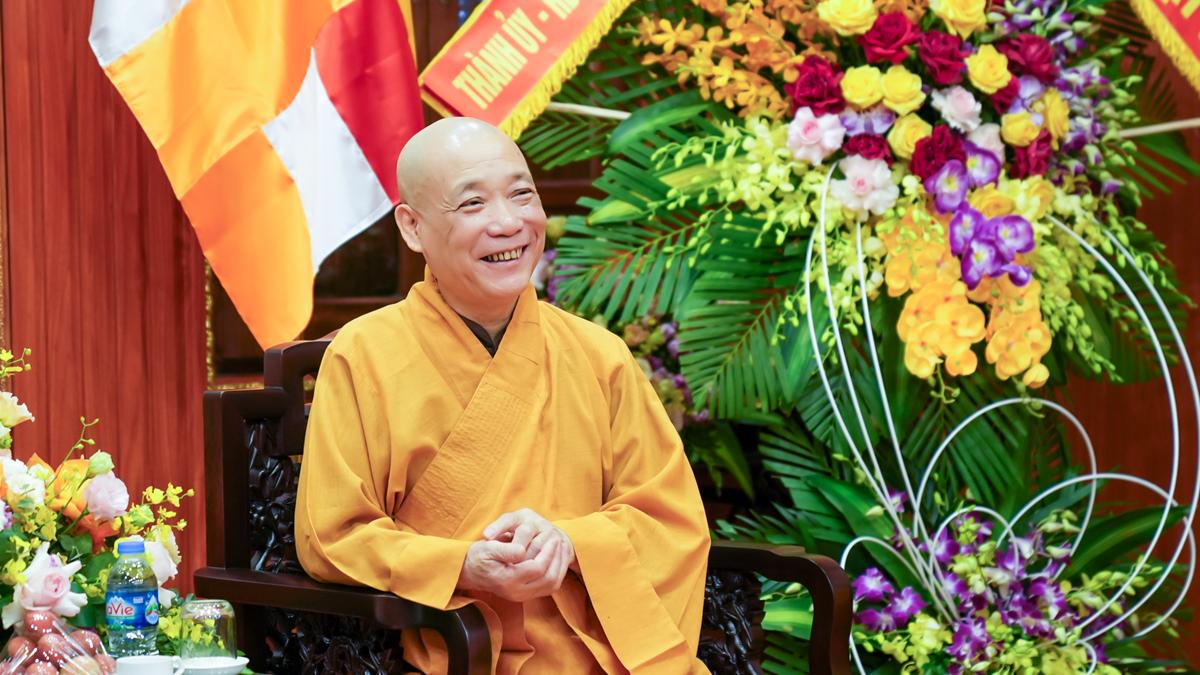 Chủ tịch UBND TP. Hà Nội Vũ Đại Thắng thăm, chúc mừng Đại lễ Phật đản tới chư Tôn đức BTS Phật giáo thủ đô插图8