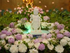 Trang nghiêm Lễ Tắm Phật kính mừng Phật đản tại chùa Phổ Quang