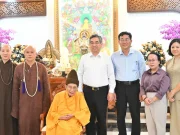 Lãnh đạo TPHCM thăm, chúc mừng các cơ sở tôn giáo nhân Đại lễ Phật đản