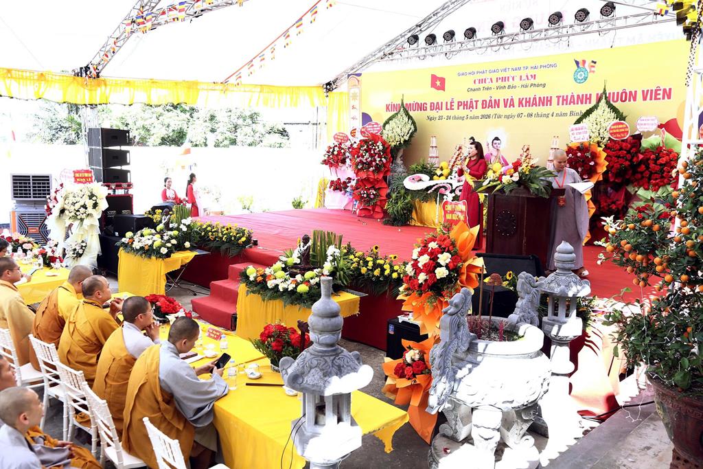 Hải Phòng: Chùa Phúc Lâm tổ chức Đại lễ Phật đản PL.2570 và khánh thành khuôn viên chùa插图31
