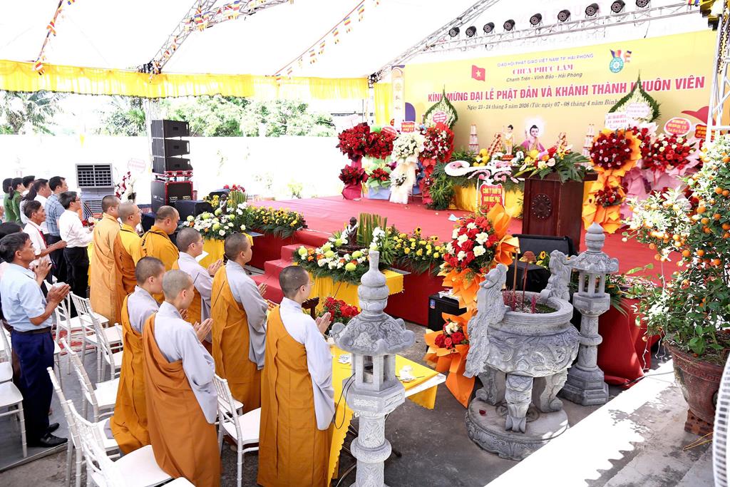 Hải Phòng: Chùa Phúc Lâm tổ chức Đại lễ Phật đản PL.2570 và khánh thành khuôn viên chùa插图49