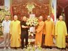 Linh mục Giu-se Phạm Minh Triệu thăm, chúc mừng Đại lễ Phật đản tại Trúc Lâm Thiên Trường