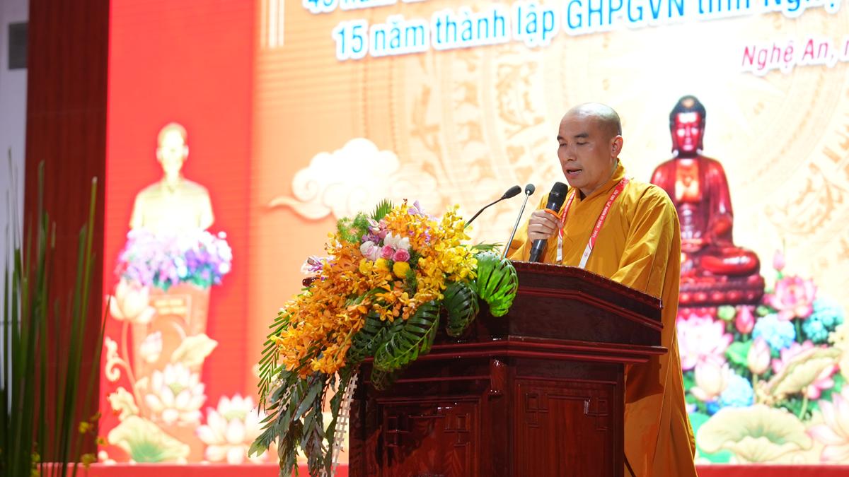 Lễ kỷ niệm 45 năm thành lập GHPGVN và 15 năm thành lập GHPGVN tỉnh Nghệ An插图3