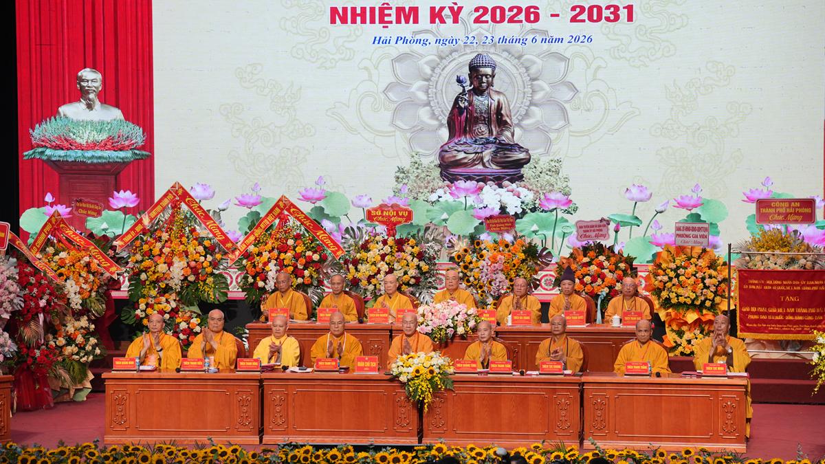 Hòa thượng Thích Quảng Tùng tái đắc cử Trưởng BTS GHPGVN thành phố Hải Phòng nhiệm kỳ 2026 – 2031插图32