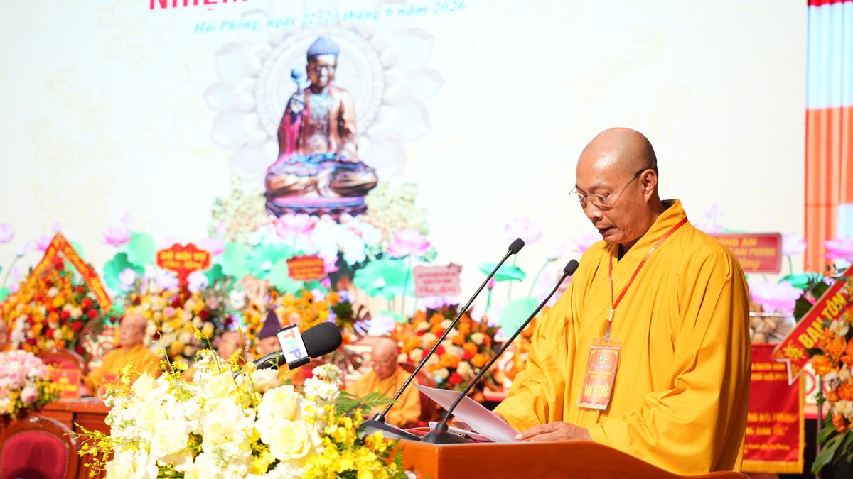Hòa thượng Thích Quảng Tùng tái đắc cử Trưởng BTS GHPGVN thành phố Hải Phòng nhiệm kỳ 2026 – 2031插图45