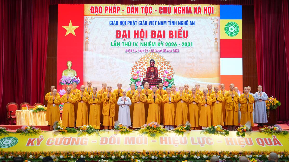 HT.Thích Thọ Lạc được suy cử làm tân Trưởng BTS GHPGVN tỉnh Nghệ An nhiệm kỳ 2026 – 2031插图48